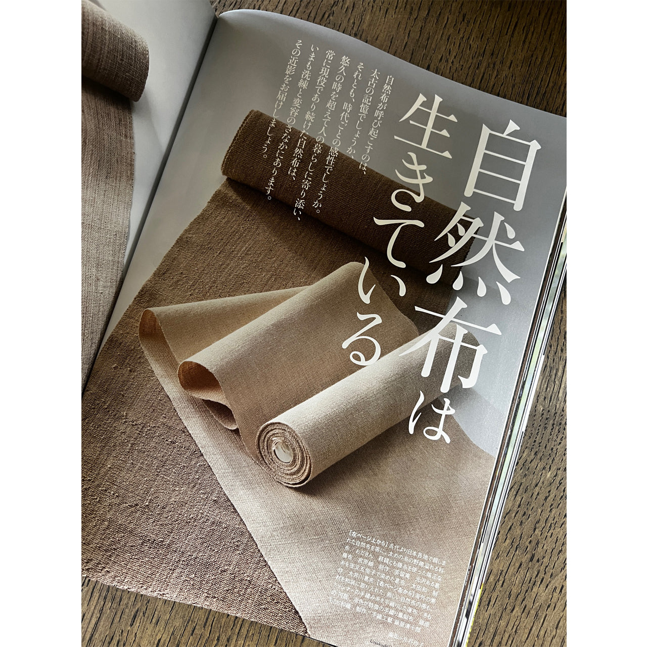 美しいキモノ 2024年夏号】誌面掲載品「パイナップル繊維 無地八
