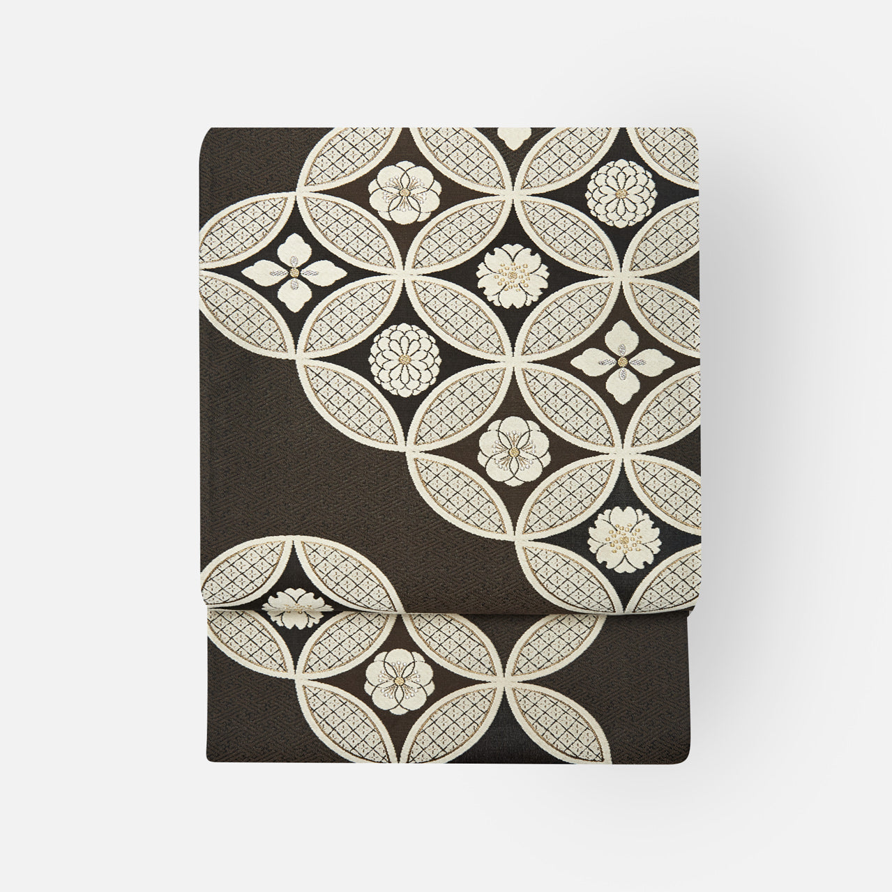 織楽浅野 西陣織 袋帯「七宝花詰」 – 銀座もとじオンラインショップ