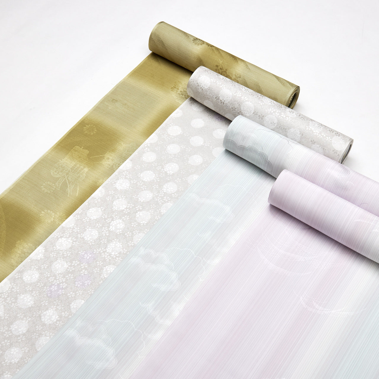 長襦袢「市松源氏車/水玉 /雲取り/雪輪露芝」 – 銀座もとじオンライン