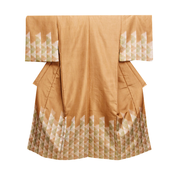 紬織 池田リサ 【2024年国展入選作品】絵羽紬 板締め絣